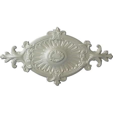Ekena Millwork Quentin Ceiling Medallion, Hand-Painted Flash Copper, 23 1/2"W x 12 1/4"H x 1 1/2"P CM23RO1FCS